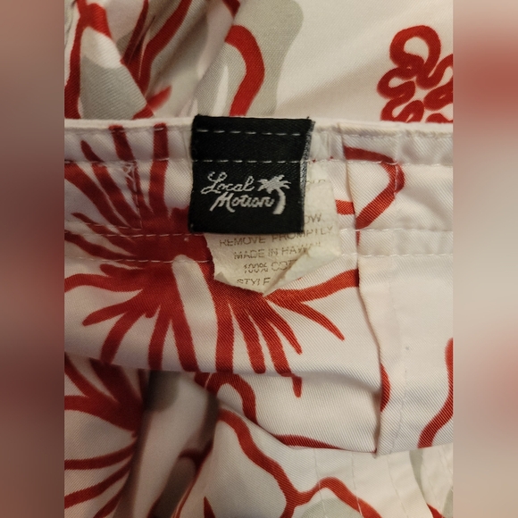 Local Motion Hawaii Hawaiian Hibiscus Board Shorts Mini Shorts - Picture 5 of 6